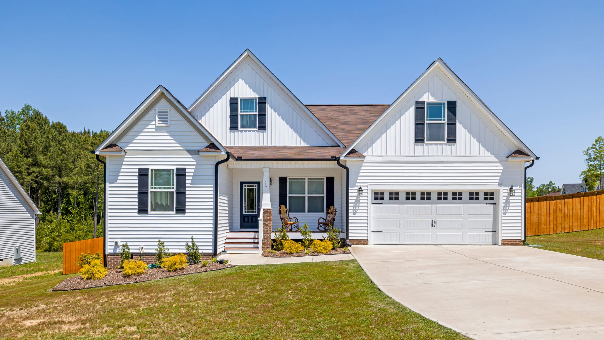 ladder on roofing job