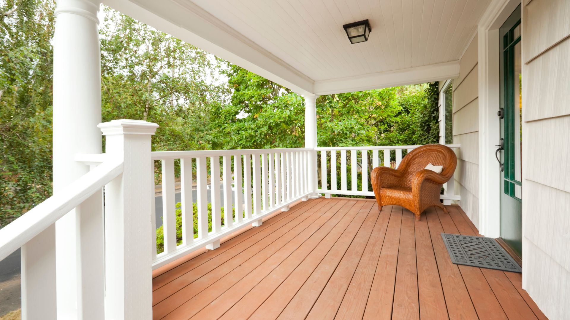 ladder on roofing job